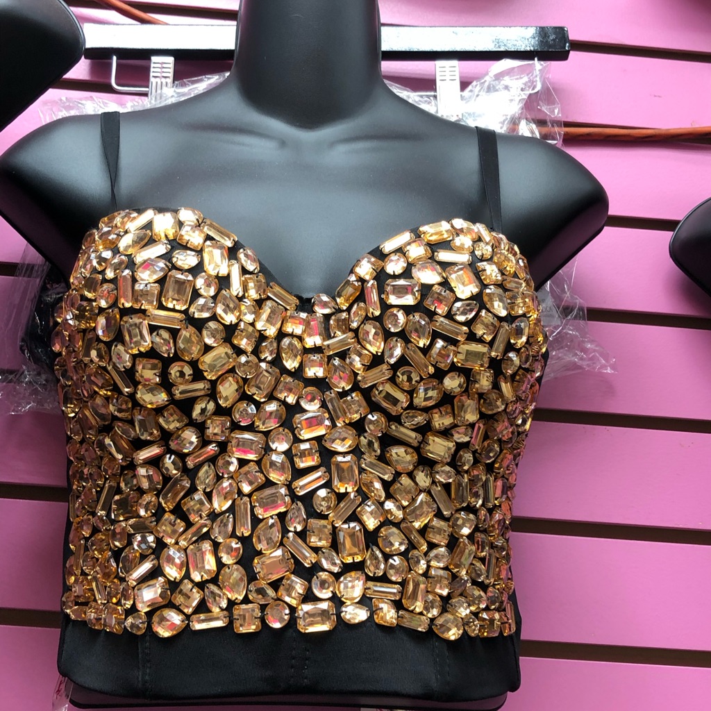 Gold Sequin Top